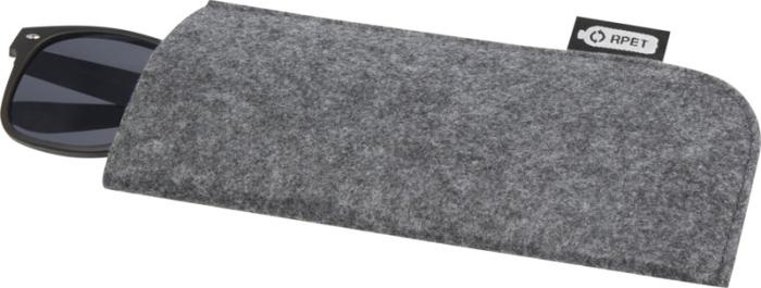 Logo trade promotional products picture of: Felta GRS recycled pouch for glasses